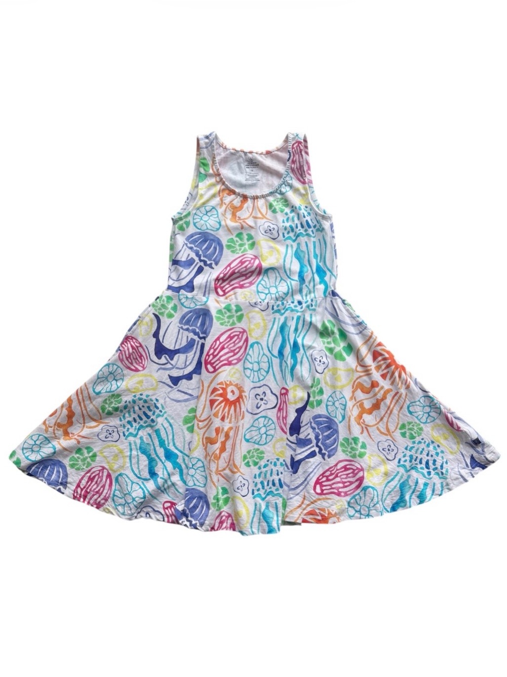 Princess Awesome Ocean Bloom Jellyfish Twirl Dress Size 12